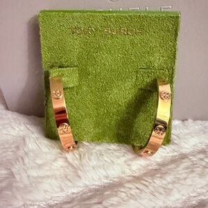 Tory Burch Gold Hoop Earrings